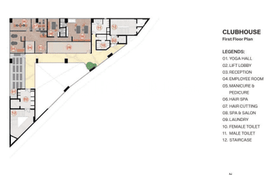 Project Image of 4405.0 - 5610.0 Sq.ft 3 BHK Apartment for buy in Elan By Meenakshi