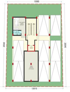 Dev Baghajatin Co Operative Housing Society Baghajatin Memorial Housing Co Operative Society Cluster Plan for ground Floor 1