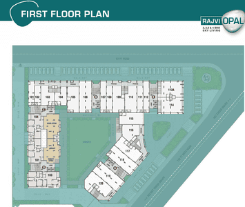 Project Image of 1575.0 - 2376.0 Sq.ft 3 BHK Apartment for buy in Rajvi Opal
