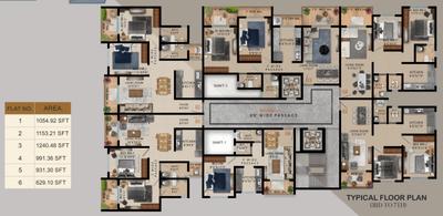 Project Image of 628.14 - 1661.2 Sq.ft 1 BHK Apartment for buy in Ayesha Rangari Heights