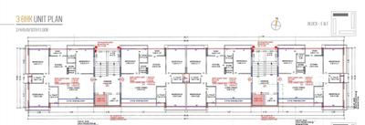 Project Image of 1034.2 - 1090.81 Sq.ft 3 BHK Apartment for buy in Mangalam Bliss Phase 1