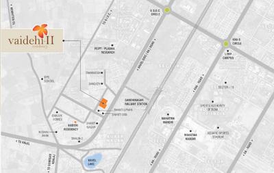 Project Image of 778.34 - 836.14 Sq.ft 2 BHK Apartment for buy in Vaidehi II Residency