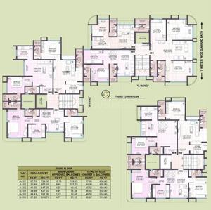 Project Image of 378.0 - 1078.0 Sq.ft 1 BHK Apartment for buy in Magnum Omkar Parinita