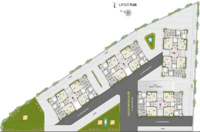 Project Image of 0.0 - 652.19 Sq.ft 2 BHK Apartment for buy in Mark Rivera Luxuria