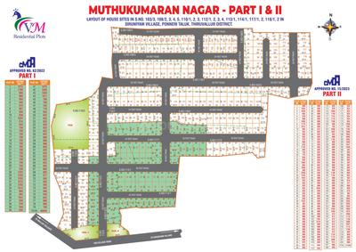 VM Muthukumaran Nagar Part I Layout Plan 1