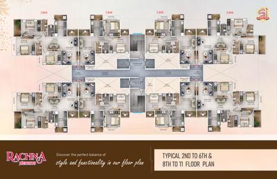 Project Image of 1138.0 - 1563.0 Sq.ft 2 BHK Apartment for buy in Shakuntala Rachna Heights