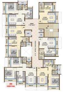 Project Image of 0.0 - 202.0 Sq.ft 1 BHK Apartment for buy in Pratham Sky Garden