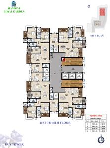 Project Image of 1557.0 - 2533.0 Sq.ft 2 BHK Apartment for buy in Mandavi Royal Garden