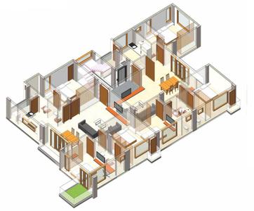 Project Image of 1188.0 - 1191.0 Sq.ft 3 BHK Apartment for buy in Vaishnavi Pearl