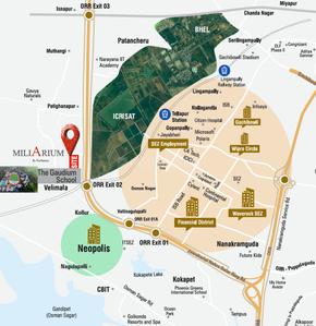 Project Image of 1926.0 - 3203.0 Sq.ft 3 BHK Apartment for buy in Miliarium
