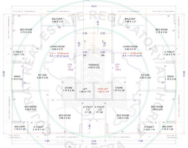 Project Image of 925.91 - 960.36 Sq.ft 3 BHK Apartment for buy in Sai Silver Crest