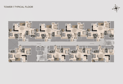 Project Image of 986.0 - 1494.0 Sq.ft 2 BHK Apartment for buy in Provident Botanico