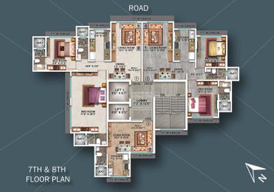 Project Image of 371.89 - 610.1 Sq.ft 1 BHK Apartment for buy in Aakar Padma Rekha CHSL