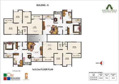 Project Image of 598.0 - 1092.0 Sq.ft 1 BHK Apartment for buy in OM Angel Hills