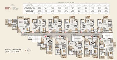 Project Image of 880.0 - 1510.0 Sq.ft 2 BHK Apartment for buy in Subham Antique City