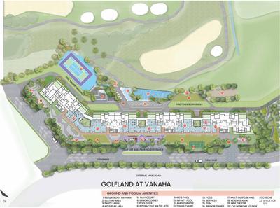 Project Image of 1490.0 - 2340.0 Sq.ft 3 BHK Apartment for buy in Golfland at Vanaha VII And VIII