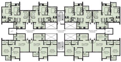 Project Image of 493.0 - 496.0 Sq.ft 2 BHK Apartment for buy in Rachana Sahira Wing A