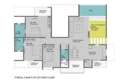 Project Image of 2000.0 - 6300.0 Sq.ft 3 BHK Apartment for buy in Mittal One Nation