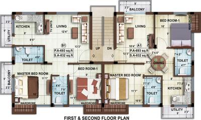 Project Image of 532.0 - 832.0 Sq.ft 1 BHK Apartment for buy in Avigna AHPL Eminence Apartment