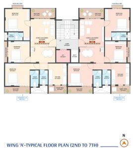 Project Image of 0.0 - 1280.0 Sq.ft 3 BHK Apartment for buy in Corner Stone