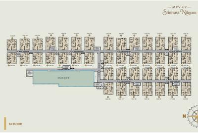 Project Image of 1125.0 - 1690.0 Sq.ft 2 BHK Apartment for buy in MVV And MK GV Srinivasa Nilayam