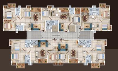 Project Image of 928.0 - 1946.0 Sq.ft 2 BHK Apartment for buy in Uttarayan Shreejoni II