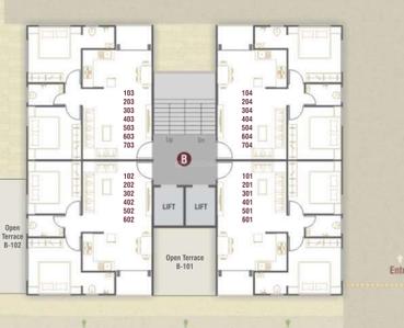 Project Image of 528.51 - 556.39 Sq.ft 2 BHK Apartment for buy in Vraj Mangal Phase 1