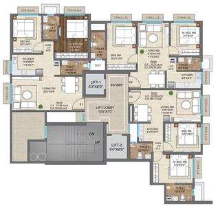 Project Image of 484.0 - 560.0 Sq.ft 2 BHK Apartment for buy in Rajputana Kamala CHS Ltd