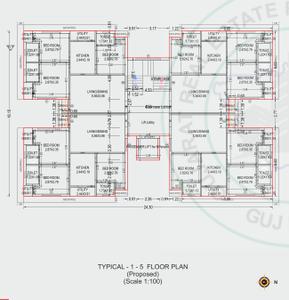 Project Image of 706.11 - 706.76 Sq.ft 3 BHK Apartment for buy in Shree Haridwar Ashish