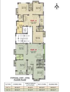 Project Image of 820.0 - 905.0 Sq.ft 3 BHK Apartment for buy in Anjaneya Sunflower Square