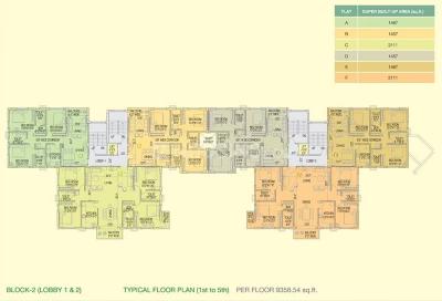 Project Image of 800.0 - 2111.0 Sq.ft 1 BHK Apartment for buy in Space Club Town Greens