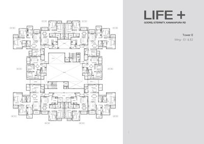 Project Image of 711.0 - 1938.0 Sq.ft 1 BHK Apartment for buy in Godrej Eternity