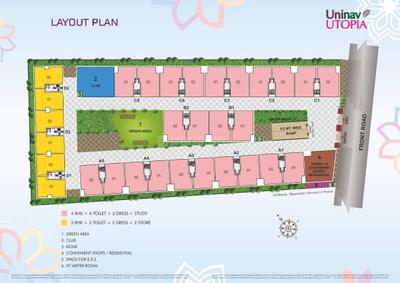 Project Image of 485.0 - 2650.0 Sq.ft 1 BHK Serviced Apartment for buy in Uninav Utopia