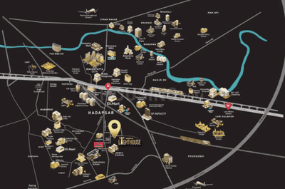 Project Image of 585.99 - 1008.36 Sq.ft 1 BHK Apartment for buy in Kumar Primeview G2