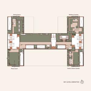 Project Image of 3317.22 - 6295.14 Sq.ft 4 BHK Apartment for buy in Ikebana