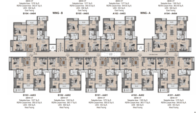 Project Image of 763.0 - 1349.0 Sq.ft 2 BHK Apartment for buy in DRA Urbania