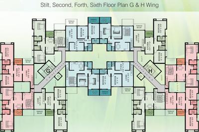 Project Image of 1000.0 - 1200.0 Sq.ft 2 BHK Apartment for buy in TCG Westend Village Phase III