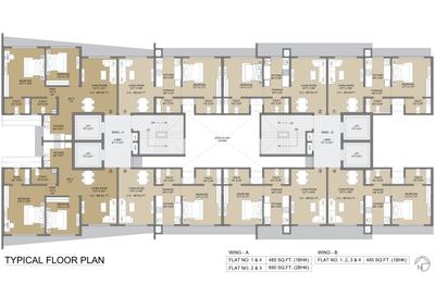 Project Image of 485.0 - 1175.0 Sq.ft 1 BHK Apartment for buy in Ajmera Boulevard