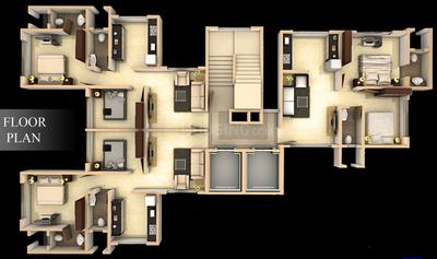 Project Image of 541.0 - 543.0 Sq.ft 2 BHK Apartment for buy in Lotus Heights