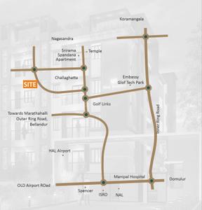 Project Image of 1420 Sq.ft 3 BHK Apartment / Flat for sale in Murugeshpalya for Rs. 16000000