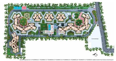 Project Image of 967.0 - 970.0 Sq.ft 3 BHK Apartment for buy in Mahindra Antheia A3
