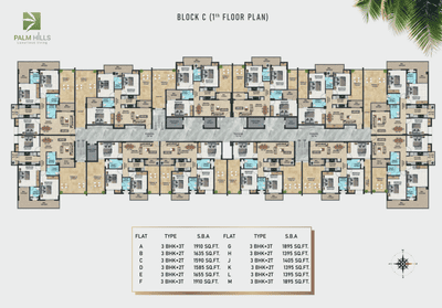 Project Image of 530.0 - 2870.0 Sq.ft 1 BHK Apartment for buy in NK Palm Hills