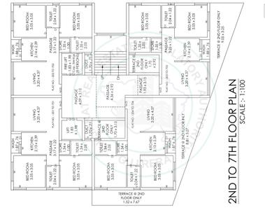 Project Image of 539.38 - 540.13 Sq.ft 2 BHK Apartment for buy in Hindva Sonamahor Satvan