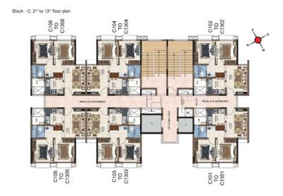 Project Image of 1126.0 - 1791.0 Sq.ft 2 BHK Apartment for buy in Casagrand Northern Star