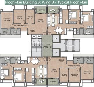 Project Image of 716.0 - 718.0 Sq.ft 2 BHK Apartment for buy in Kalpataru Serenity