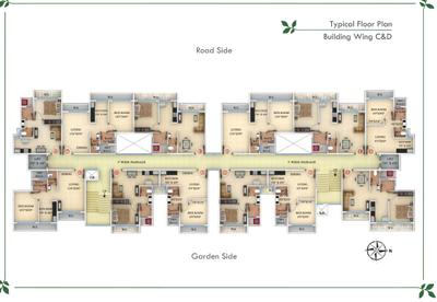 Project Image of 186.86 - 290.3 Sq.ft 1 BHK Apartment for buy in Vraj Virat Greenwoods Wing E