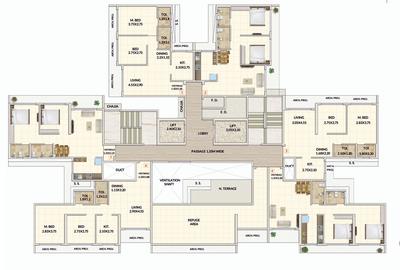 Project Image of 538.0 - 586.0 Sq.ft 2 BHK Apartment for buy in Garg Sky