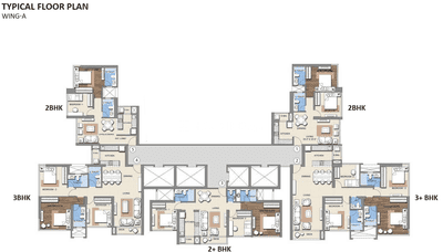 Project Image of 594.0 - 1351.0 Sq.ft 2 BHK Apartment for buy in Sheth Montana Phase 4
