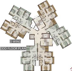 Project Image of 269.31 - 432.0 Sq.ft 1 BHK Apartment for buy in Lakhani Orchid Woods