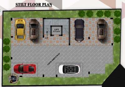 Vishnu Sai Pallavi Flats Sai Pallavi Flats Cluster Plan for ground Floor 1